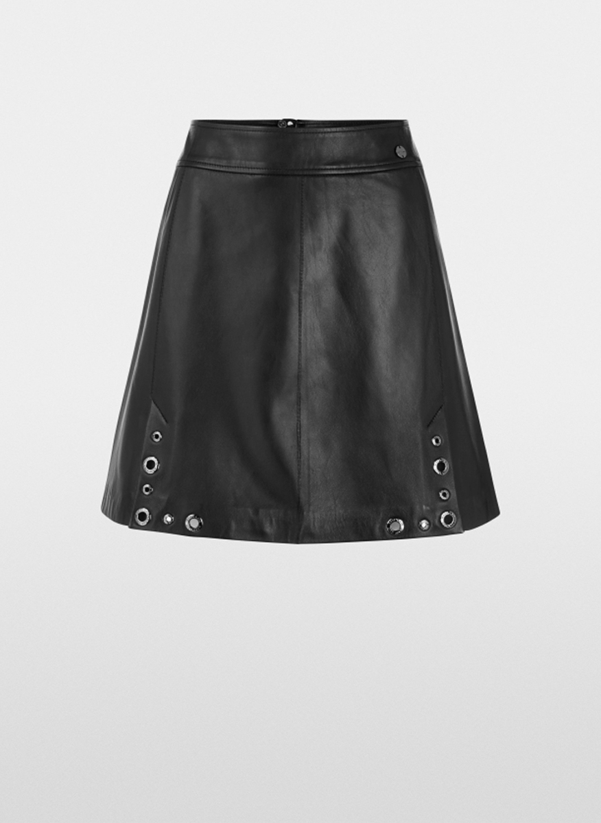 Кожена пола с капси Marc Cain Collections