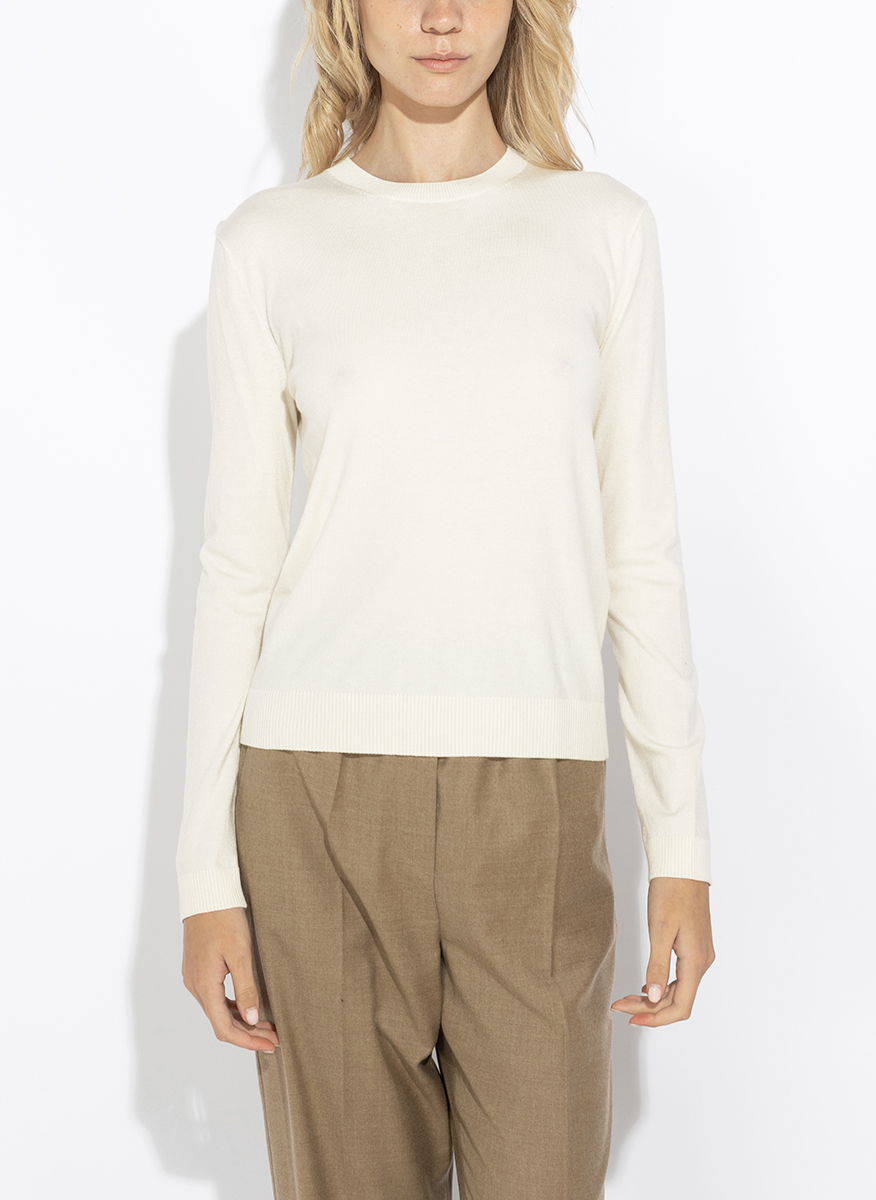 Пуловер с вълна и коприна Weekend Max Mara Wkdsicilia