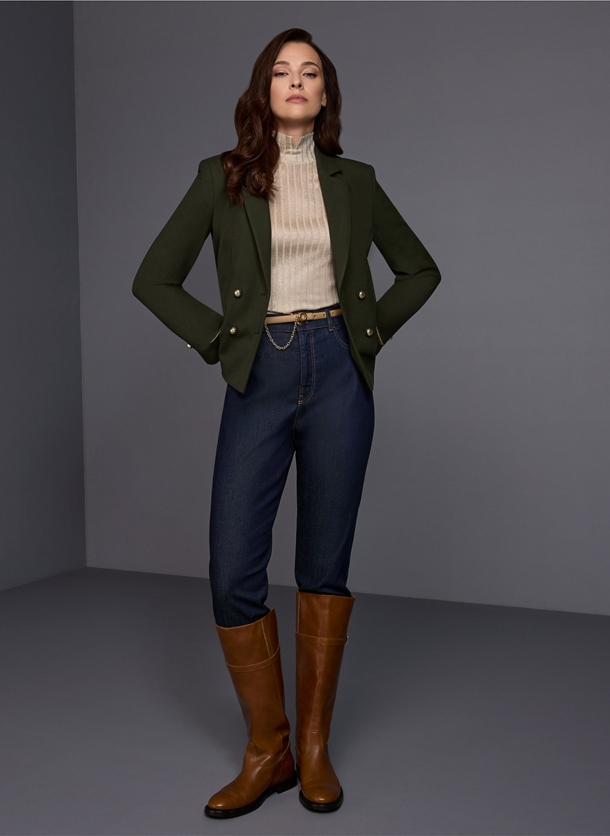 Деним с метален детайл 'Feura' Marc Cain Collections