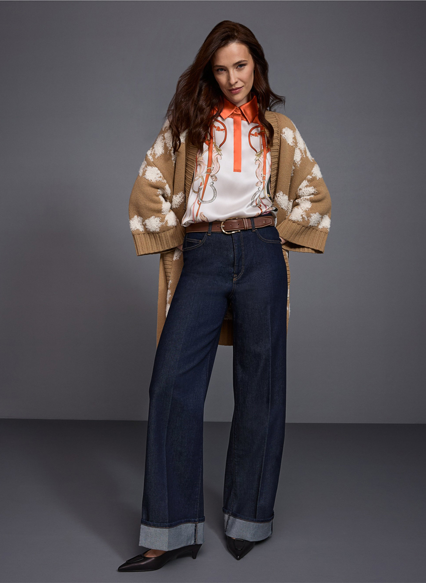 Деним с метален детайл 'Warri' Marc Cain Collections