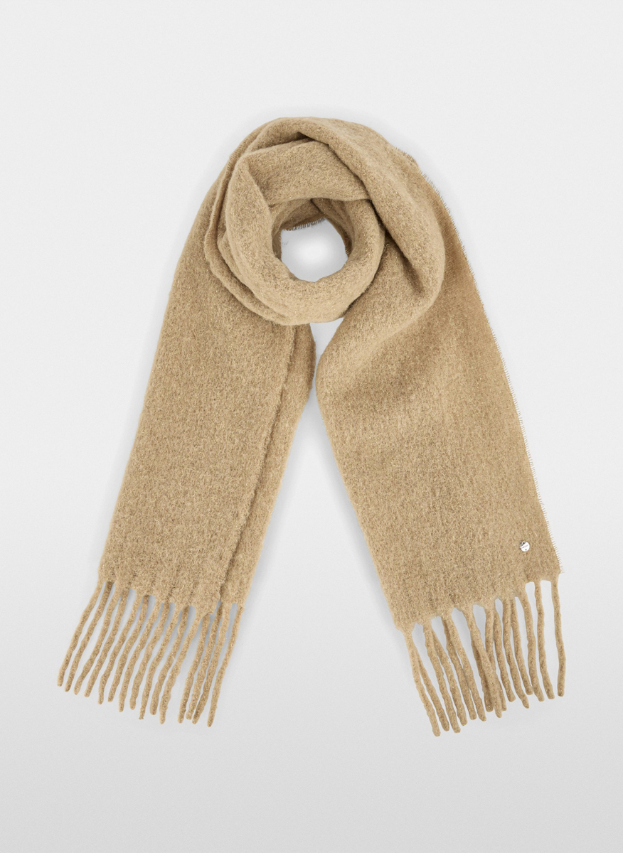 Marc Cain Collections scarf with fluffy finish