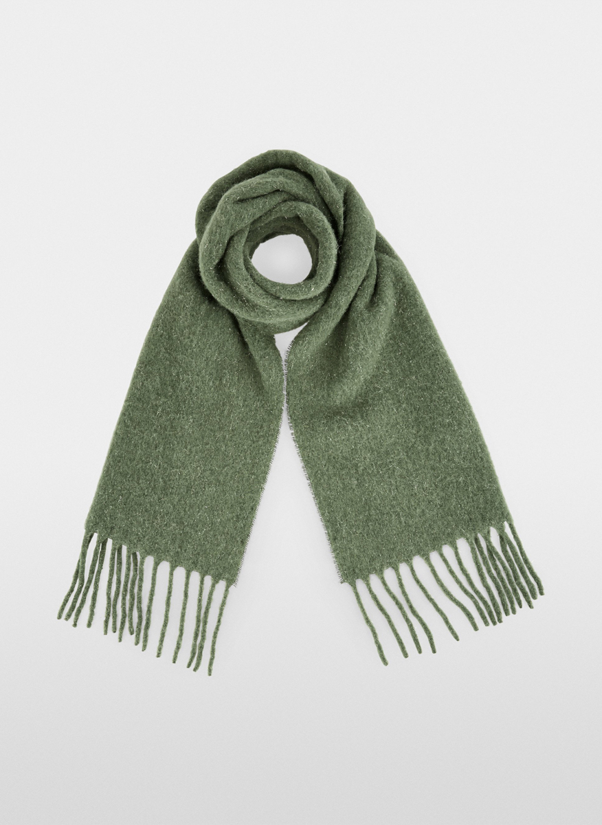 Marc Cain Collections scarf with fluffy finish