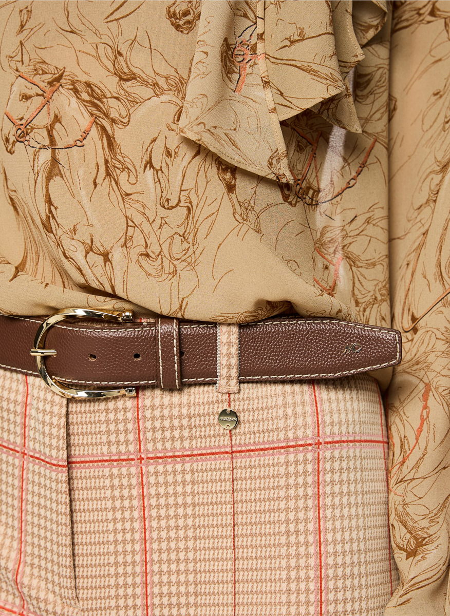 Колан с контрастни шевове Marc Cain Collections