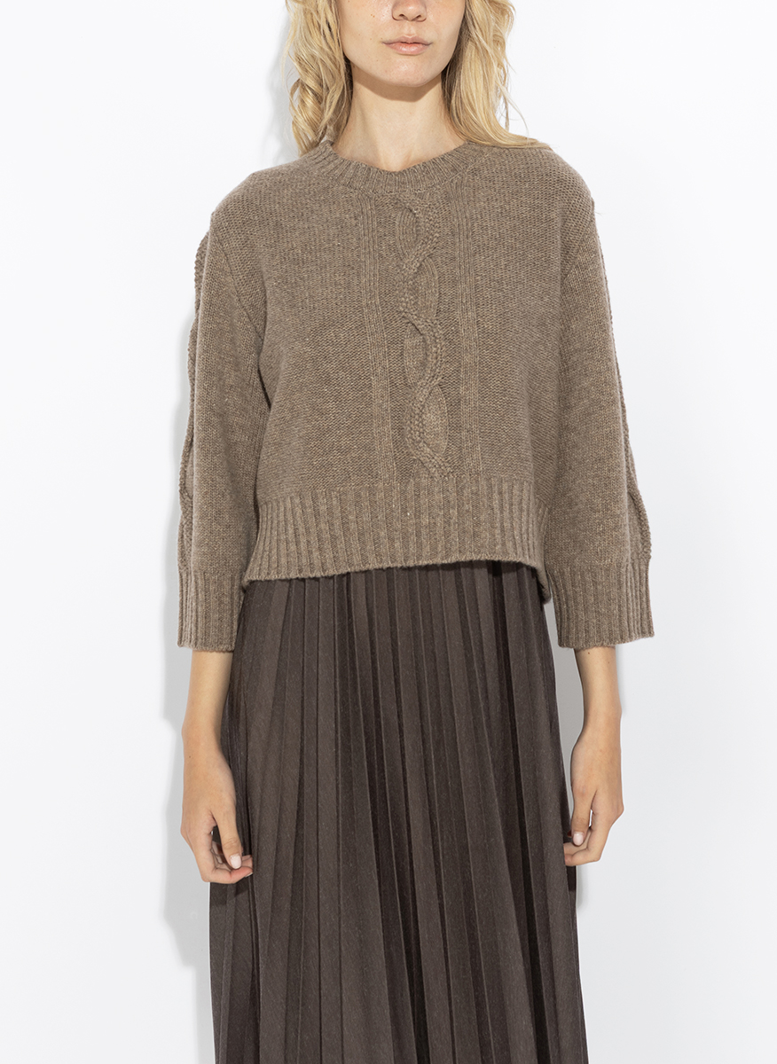 Вълнен комплект с плисиран дизайн Weekend Max Mara Wkdcalco