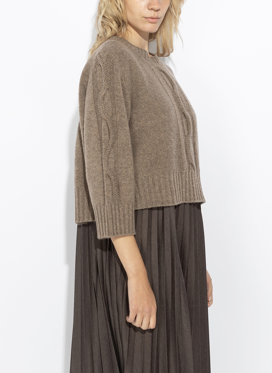 Вълнен комплект с плисиран дизайн Weekend Max Mara Wkdcalco