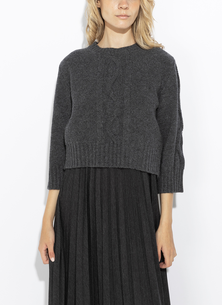 Вълнен комплект с плисиран дизайн Weekend Max Mara Wkdcalco