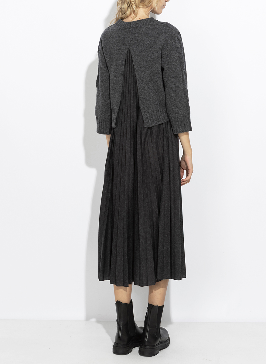 Вълнен комплект с плисиран дизайн Weekend Max Mara Wkdcalco