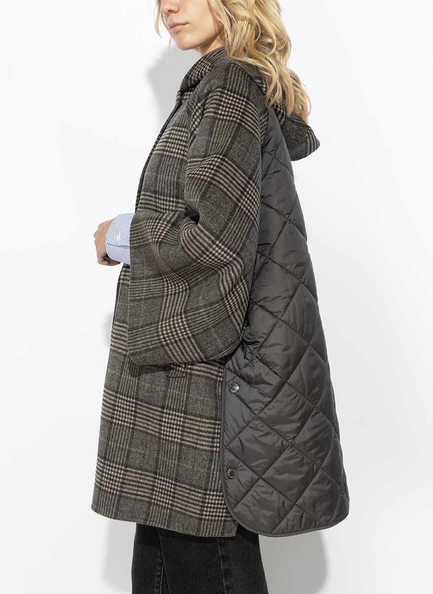 Палто с капитониран мотив Weekend Max Mara Wkdseggio