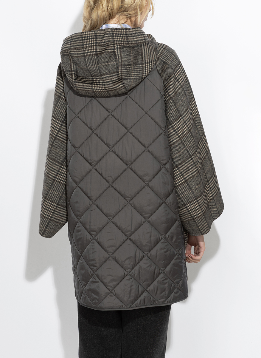 Палто с капитониран мотив Weekend Max Mara Wkdseggio
