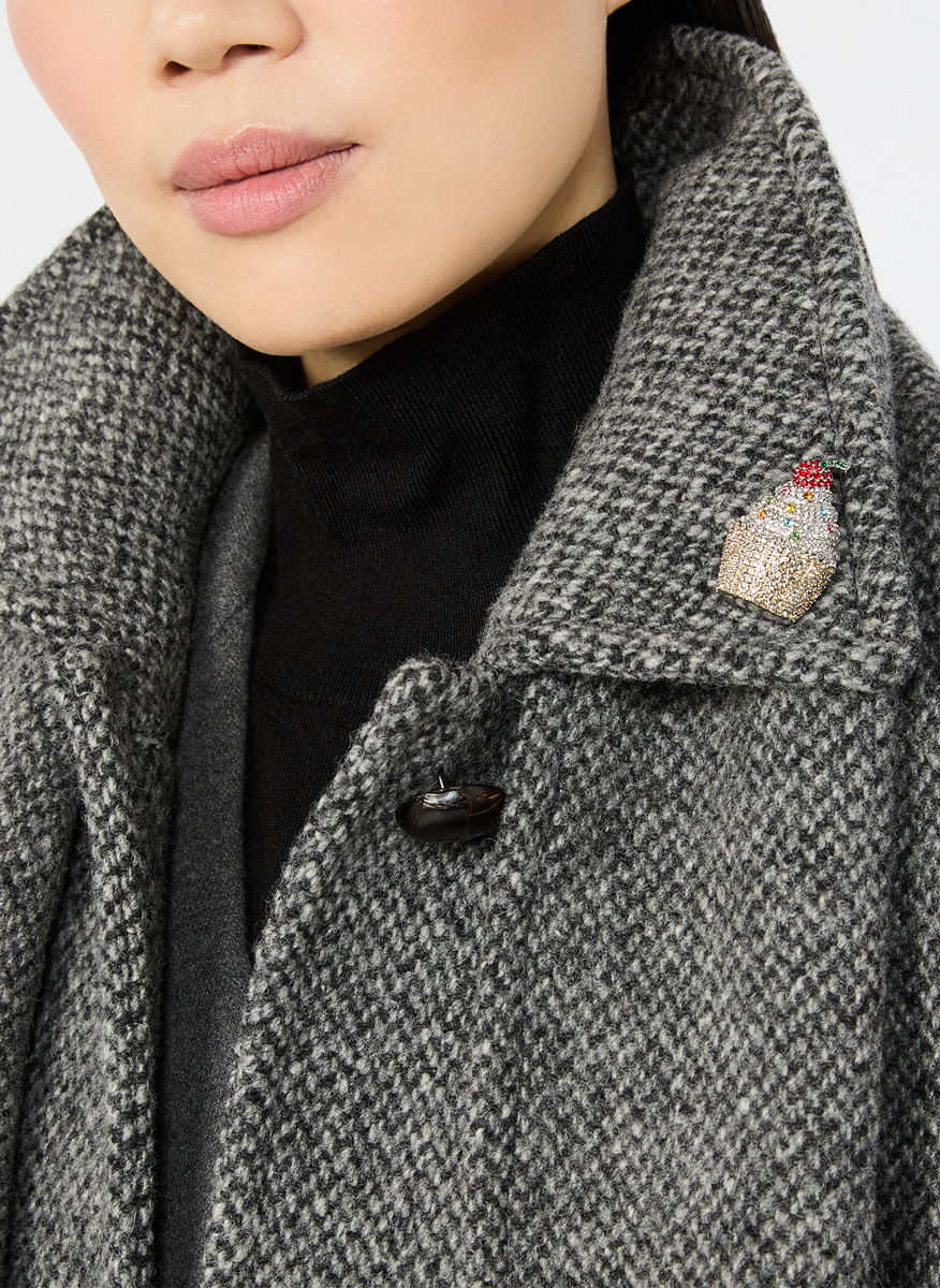 Брошка с декоративни кристали Weekend Max Mara Wkafella