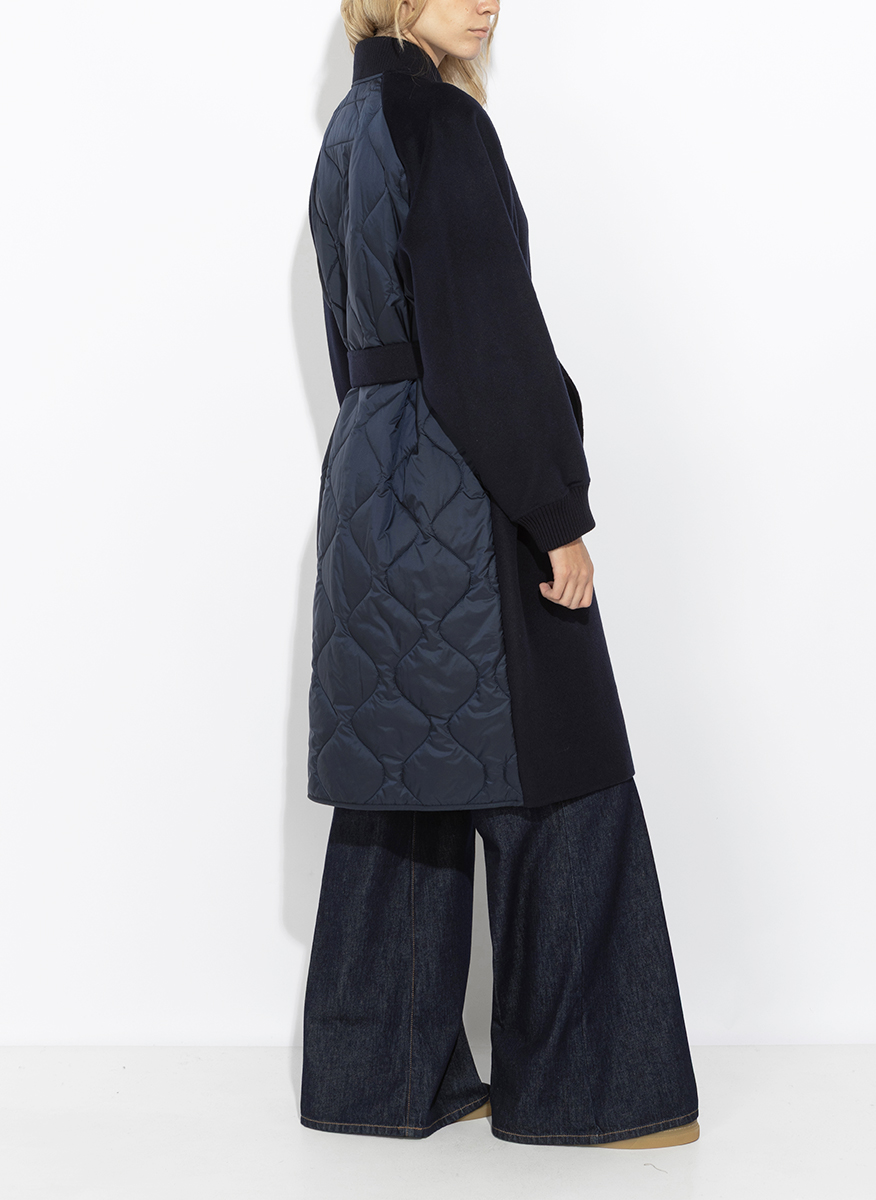Палто с капитониран мотив Weekend Max Mara Wkdabbono