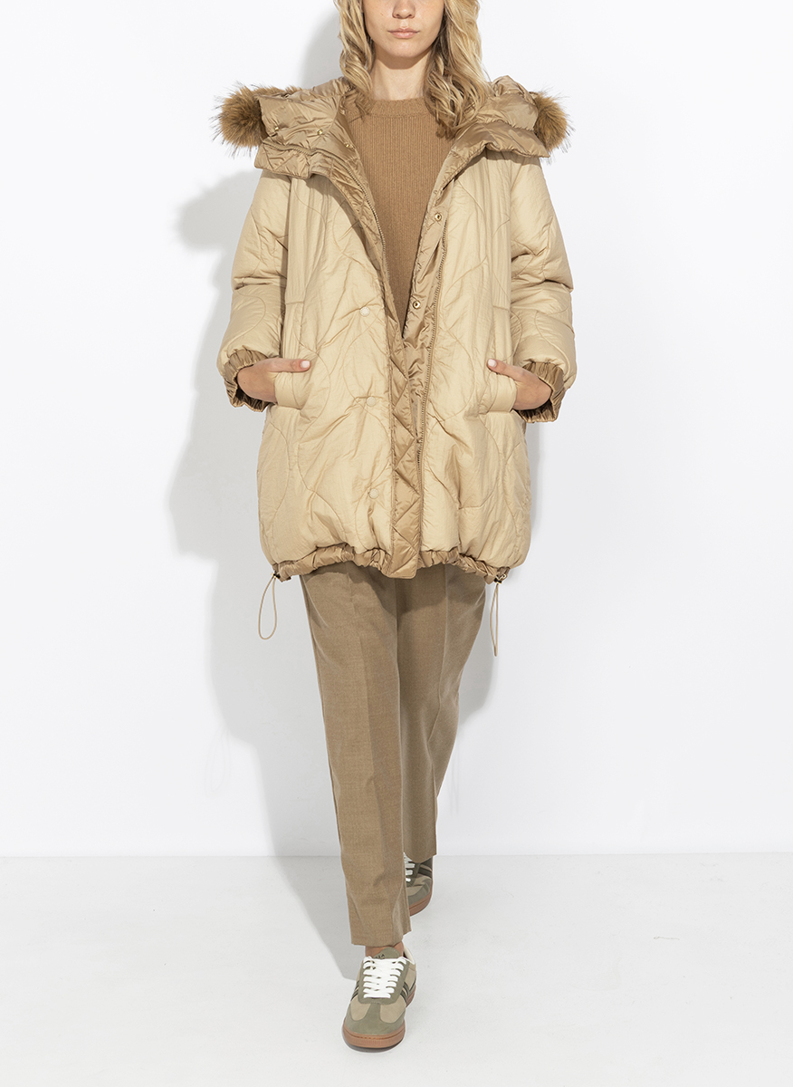 Двулицева парка с 'Water repellent' обработка Weekend Max Mara Wkdanfora
