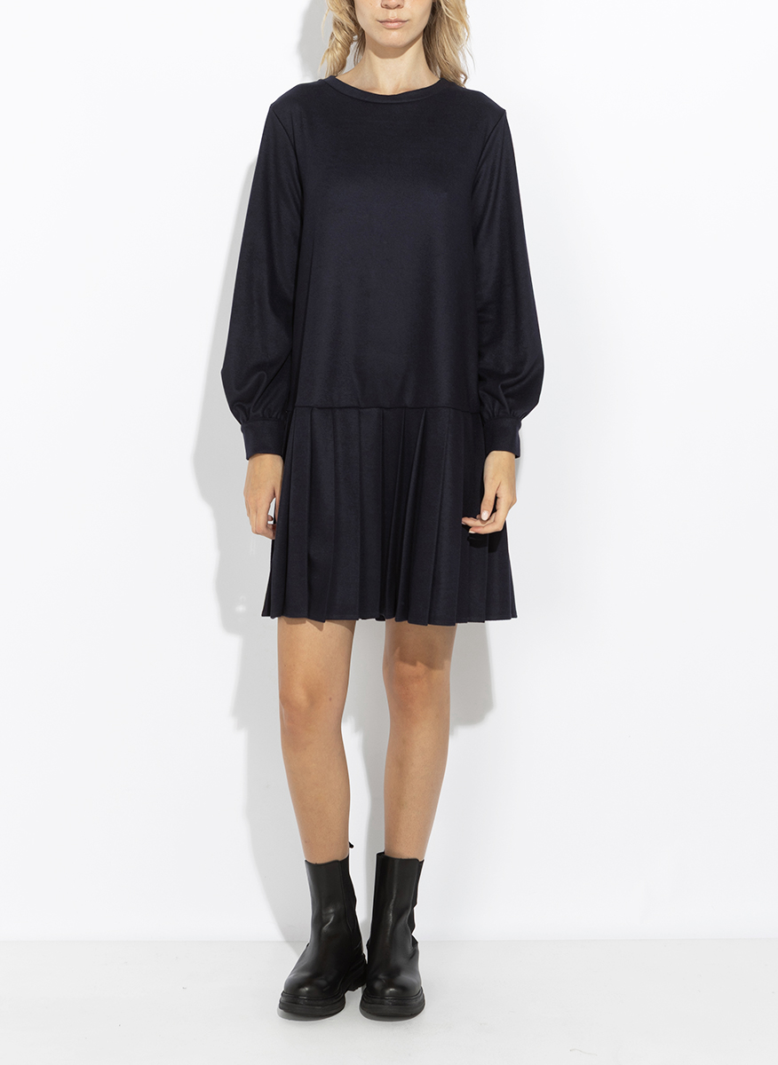 Рокля с плисиран мотив Weekend Max Mara Wkdnavetta