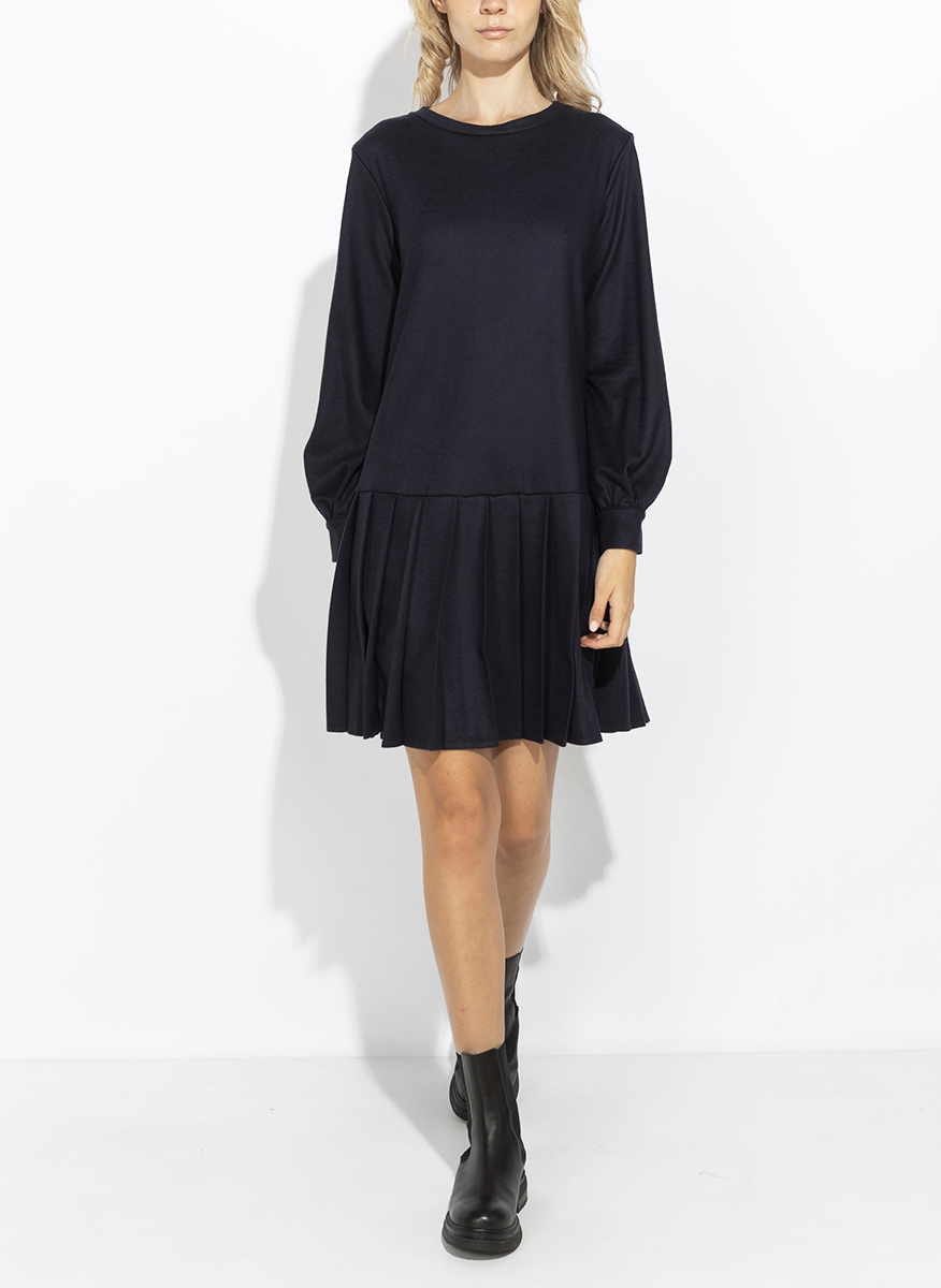 Рокля с плисиран мотив Weekend Max Mara Wkdnavetta