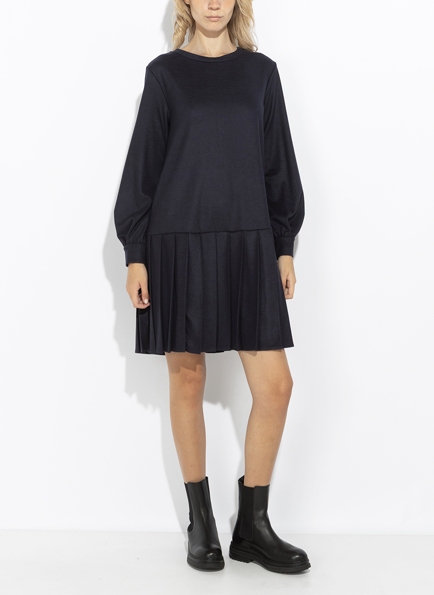 Рокля с плисиран мотив Weekend Max Mara Wkdnavetta