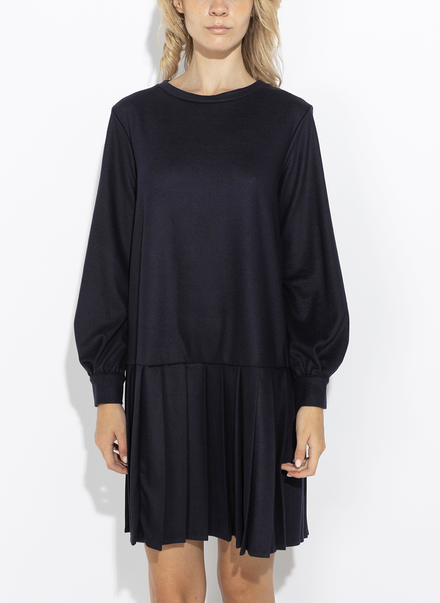Рокля с плисиран мотив Weekend Max Mara Wkdnavetta