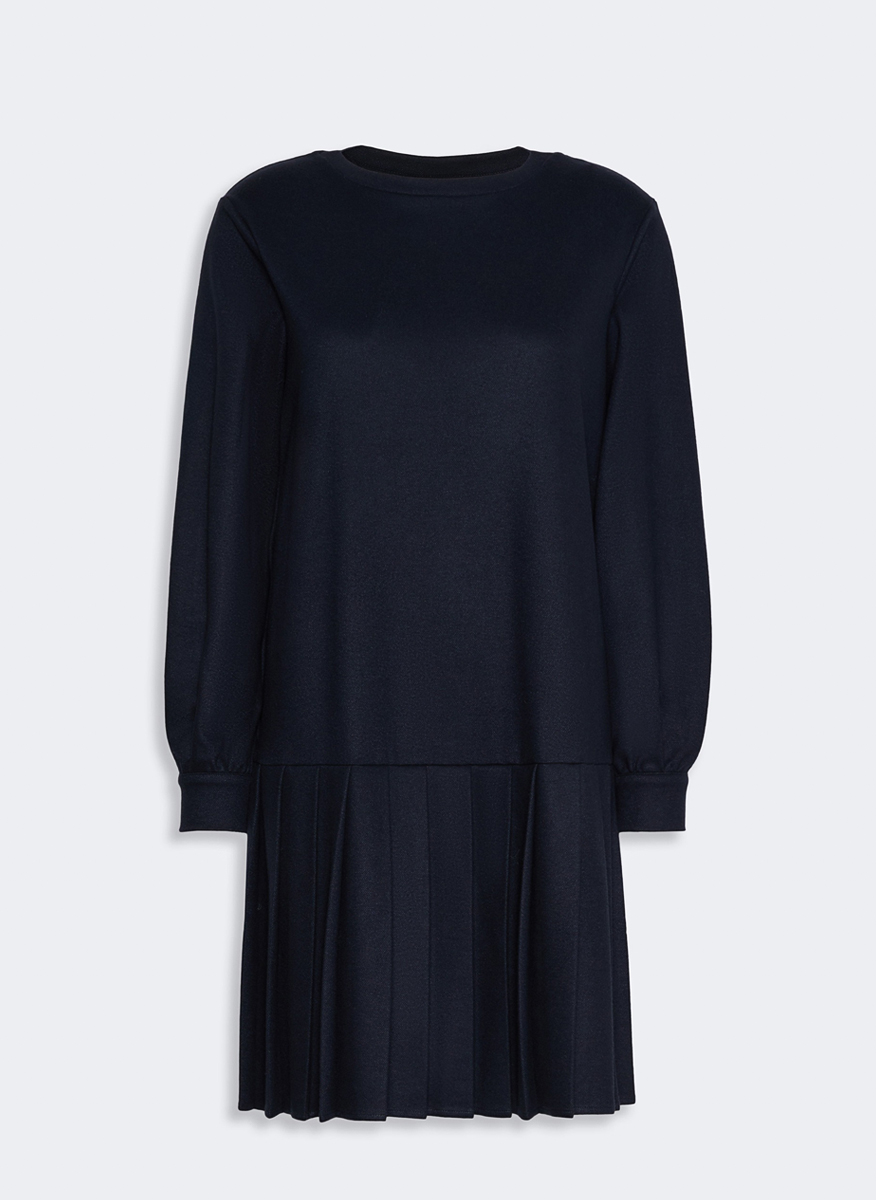 Рокля с плисиран мотив Weekend Max Mara Wkdnavetta