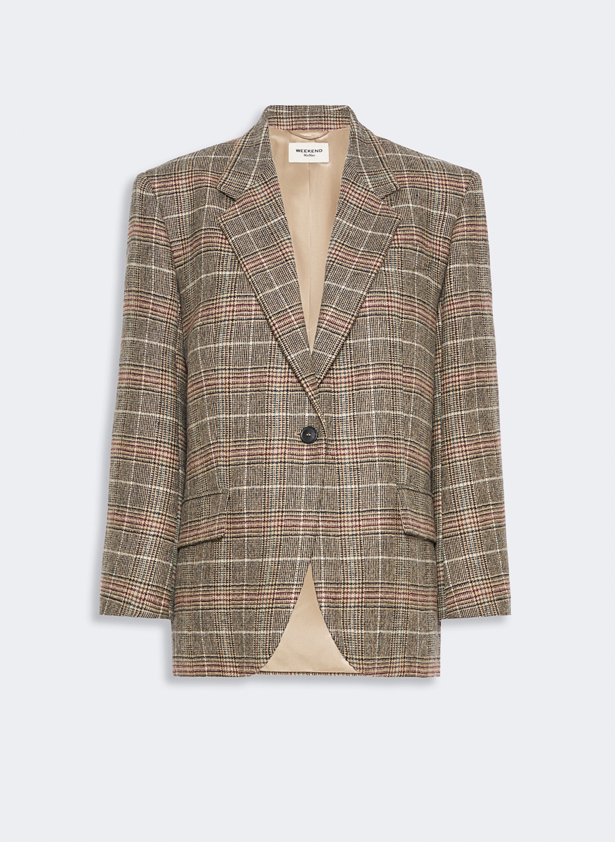 Сако от фина вълна Weekend Max Mara Wkdfebo