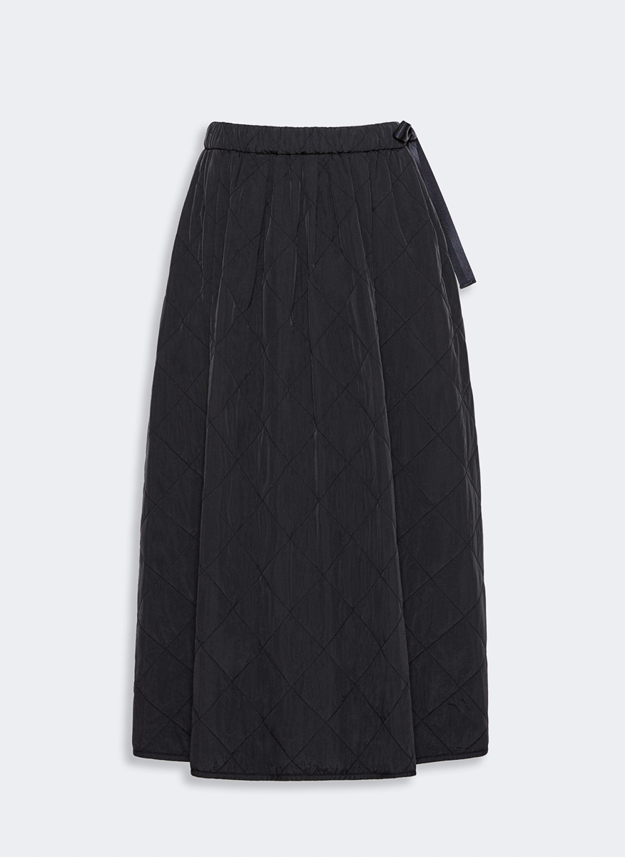 Weekend Max Mara Wkdbriose quilted midi skirt