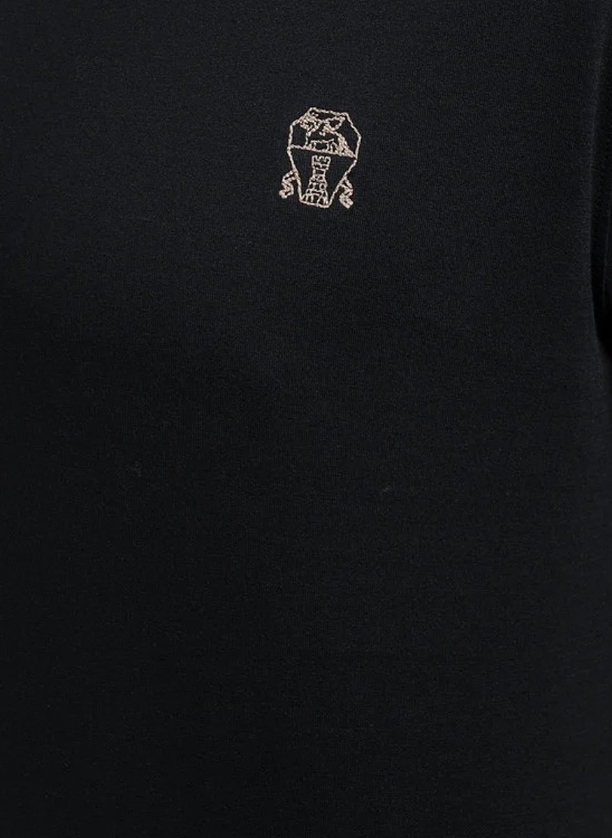 Тишърт с лого Brunello Cucinelli