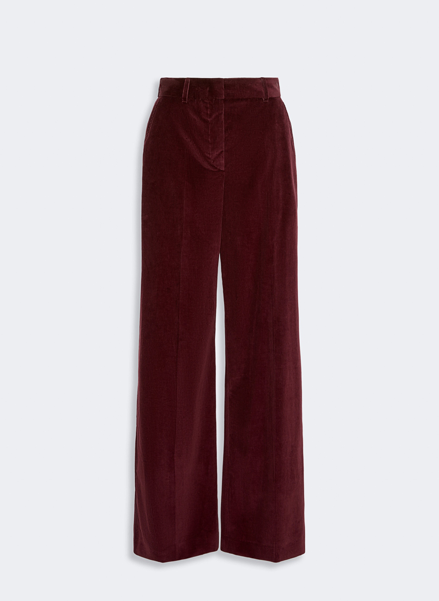 Панталон от рипсено кадифе Weekend Max Mara Wkdtania
