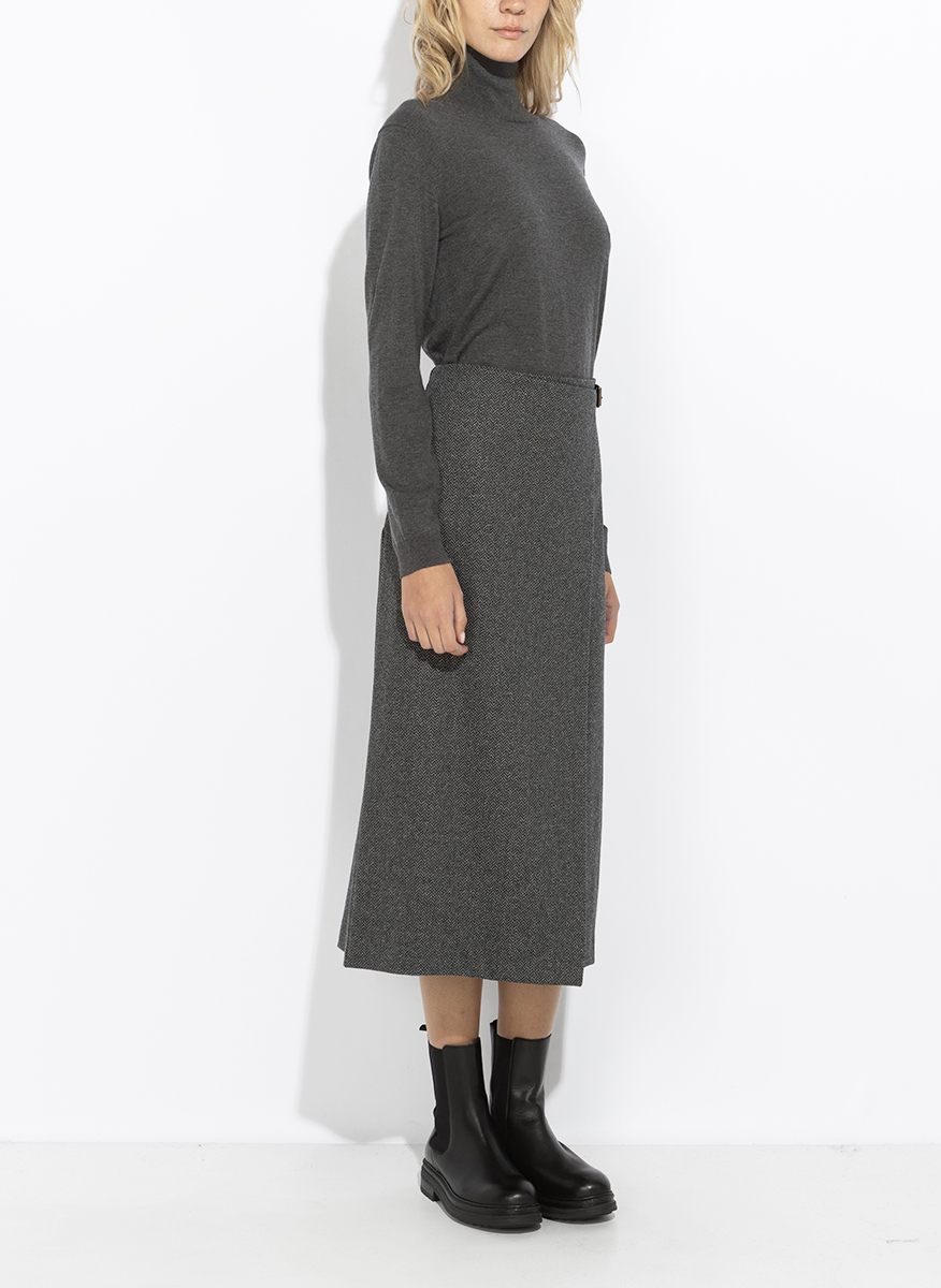 Weekend Max Mara Wkdpetali jacquard midi skirt