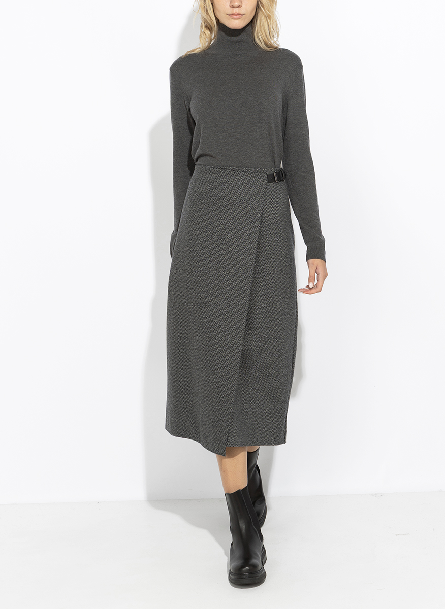 Weekend Max Mara Wkdpetali jacquard midi skirt