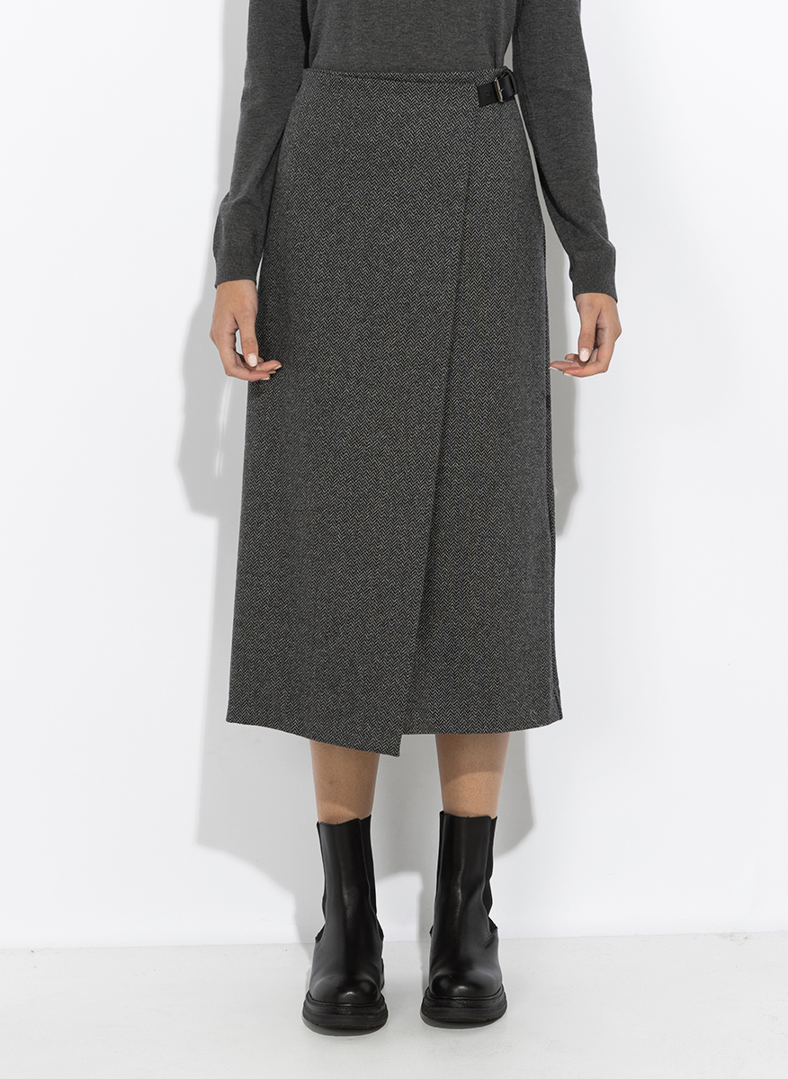 Weekend Max Mara Wkdpetali jacquard midi skirt