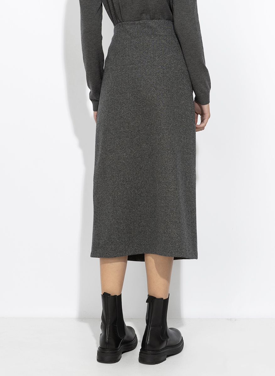Weekend Max Mara Wkdpetali jacquard midi skirt
