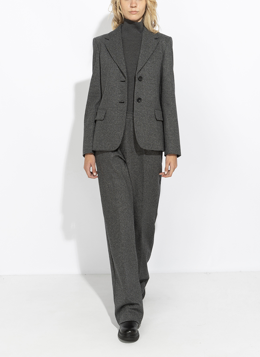 Едноредно сако с вълна Weekend Max Mara Wkdferoce