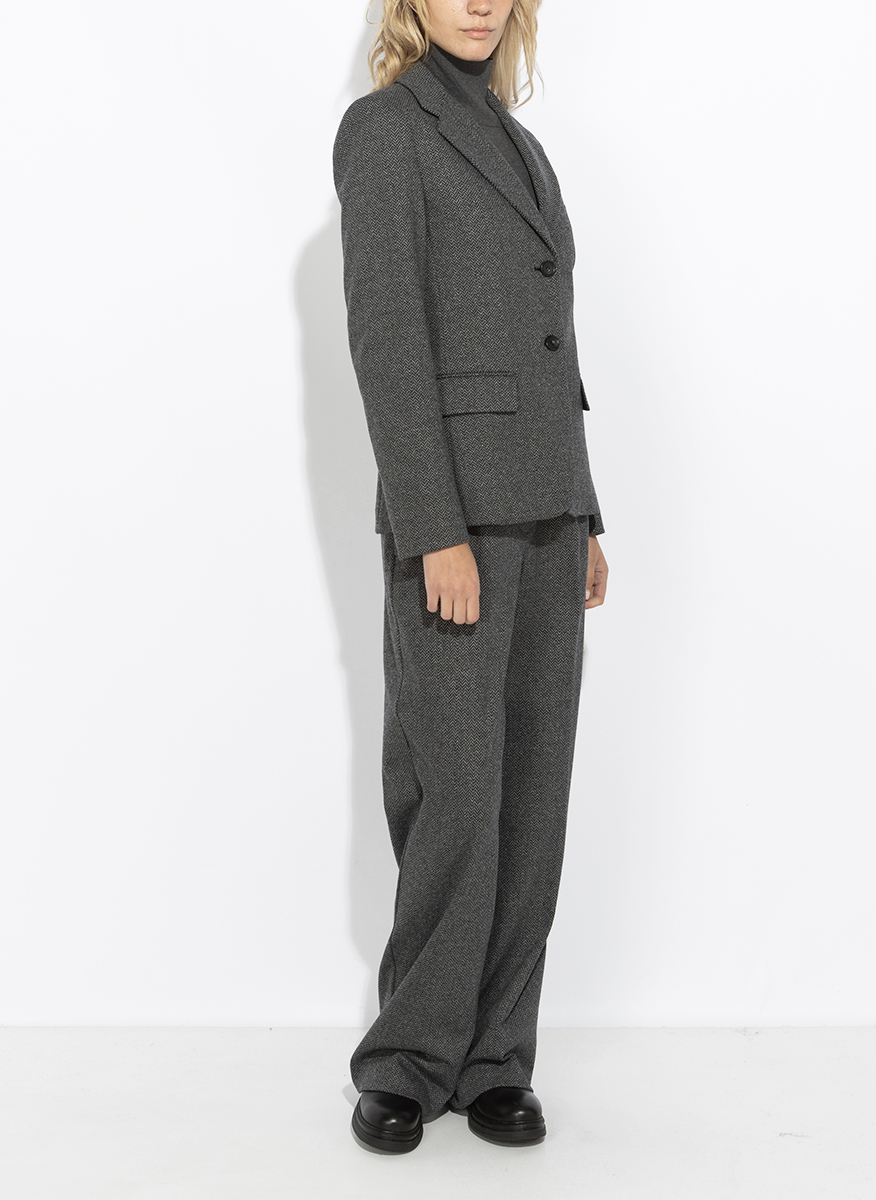 Едноредно сако с вълна Weekend Max Mara Wkdferoce