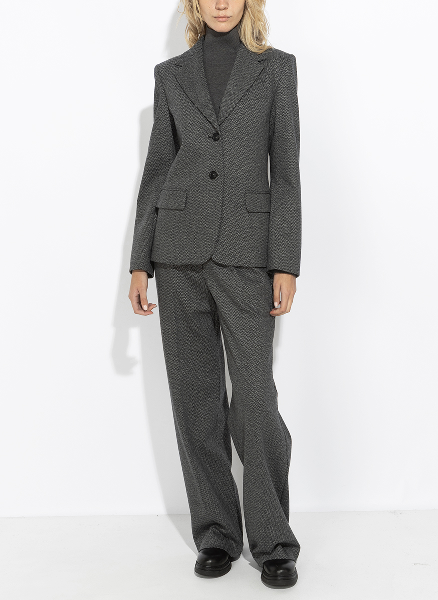 Едноредно сако с вълна Weekend Max Mara Wkdferoce
