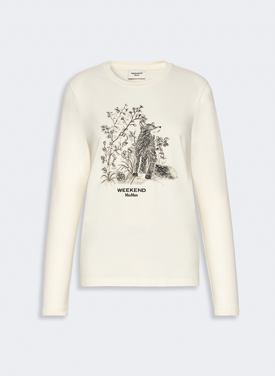 Блуза с принт Weekend Max Mara Wkdcestino