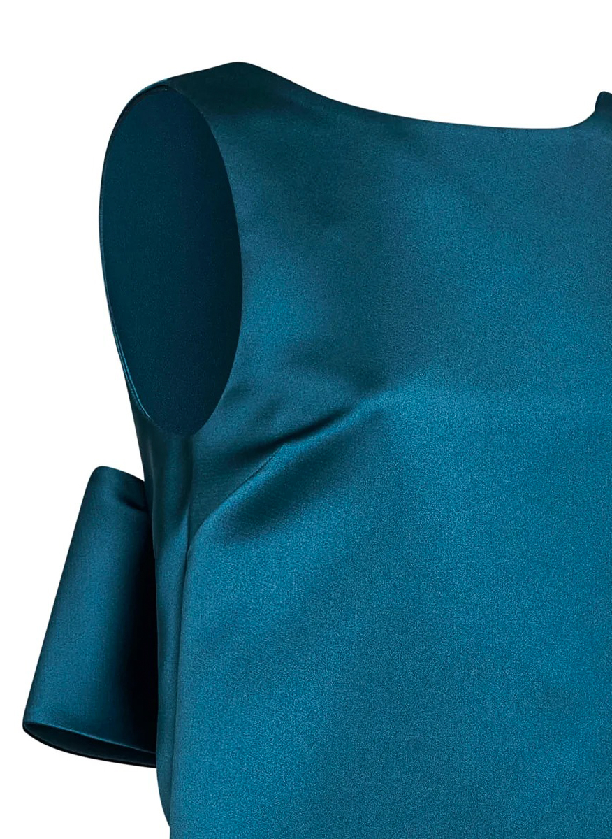 Сатенена рокля с панделка Max Mara Msescalata