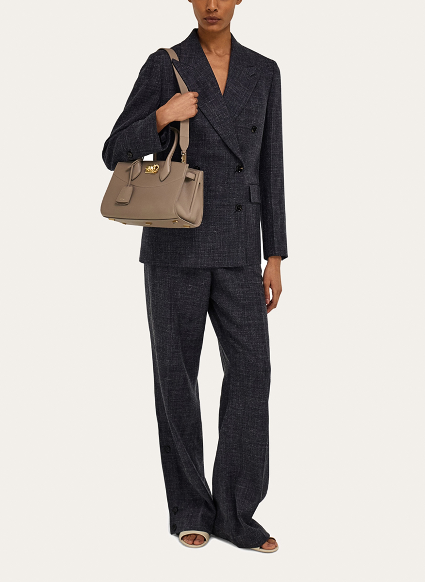 Ferragamo Studio Soft bag (M) Taupe