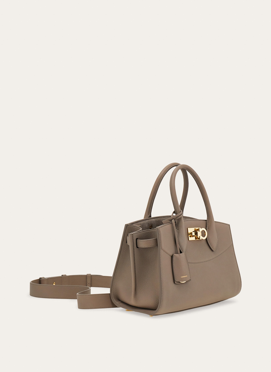 Ferragamo Studio Soft bag (M) Taupe
