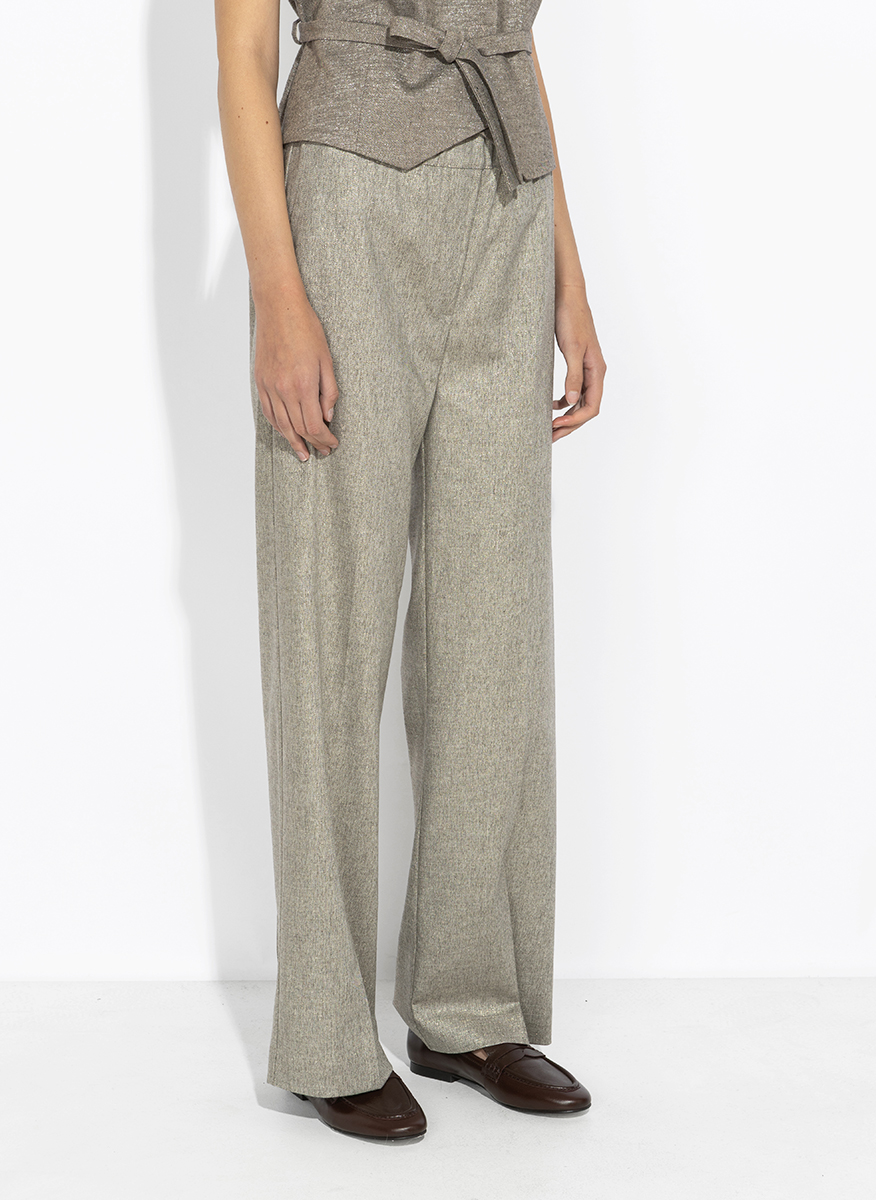 D.Exterior wool trousers