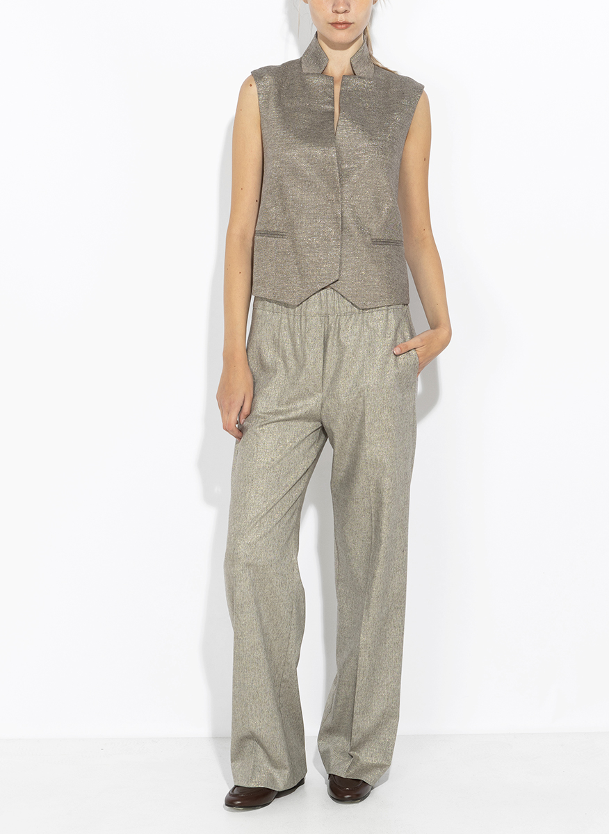 D.Exterior wool trousers