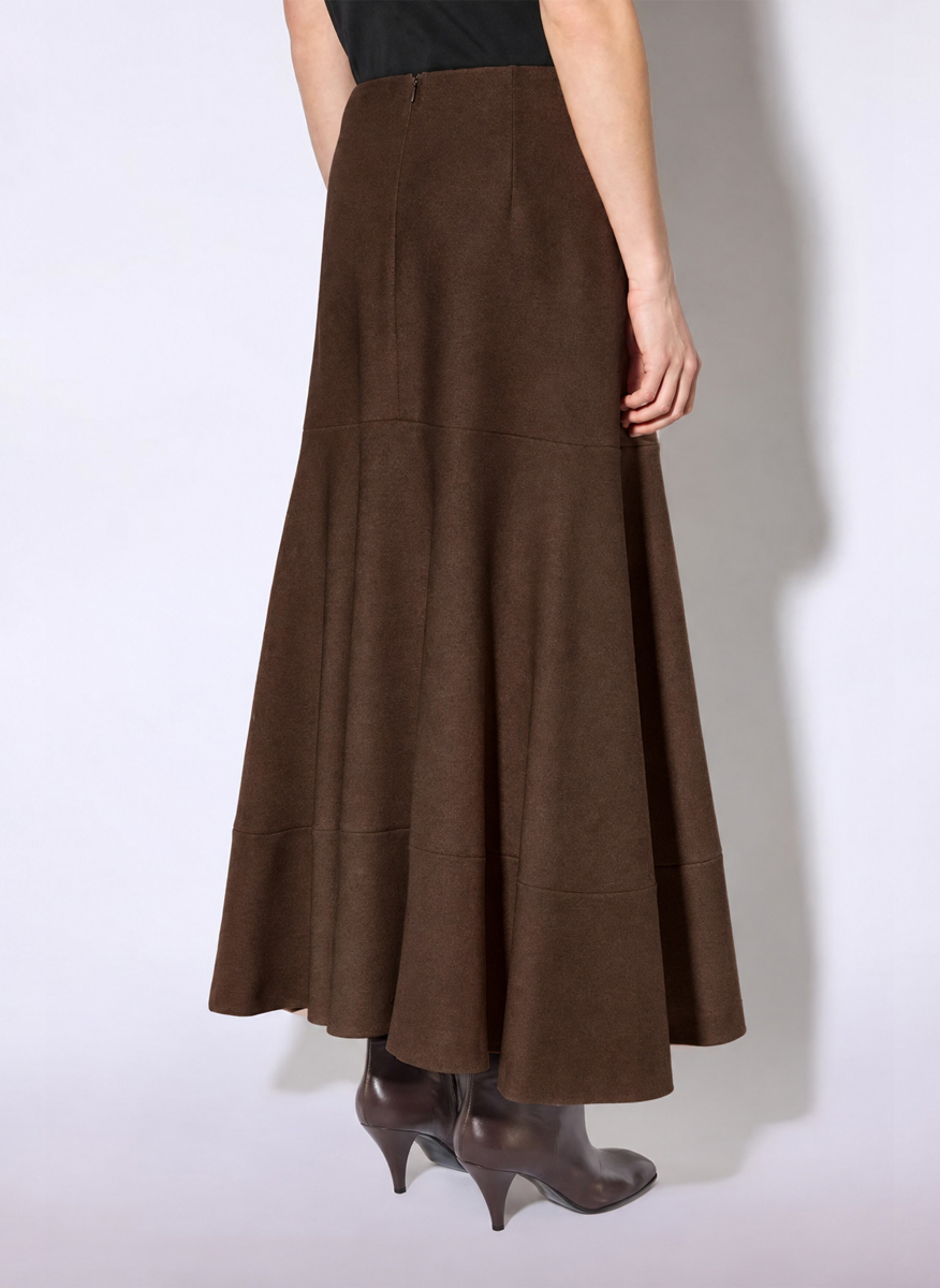 Liviana Conti long skirt in cashmere blend