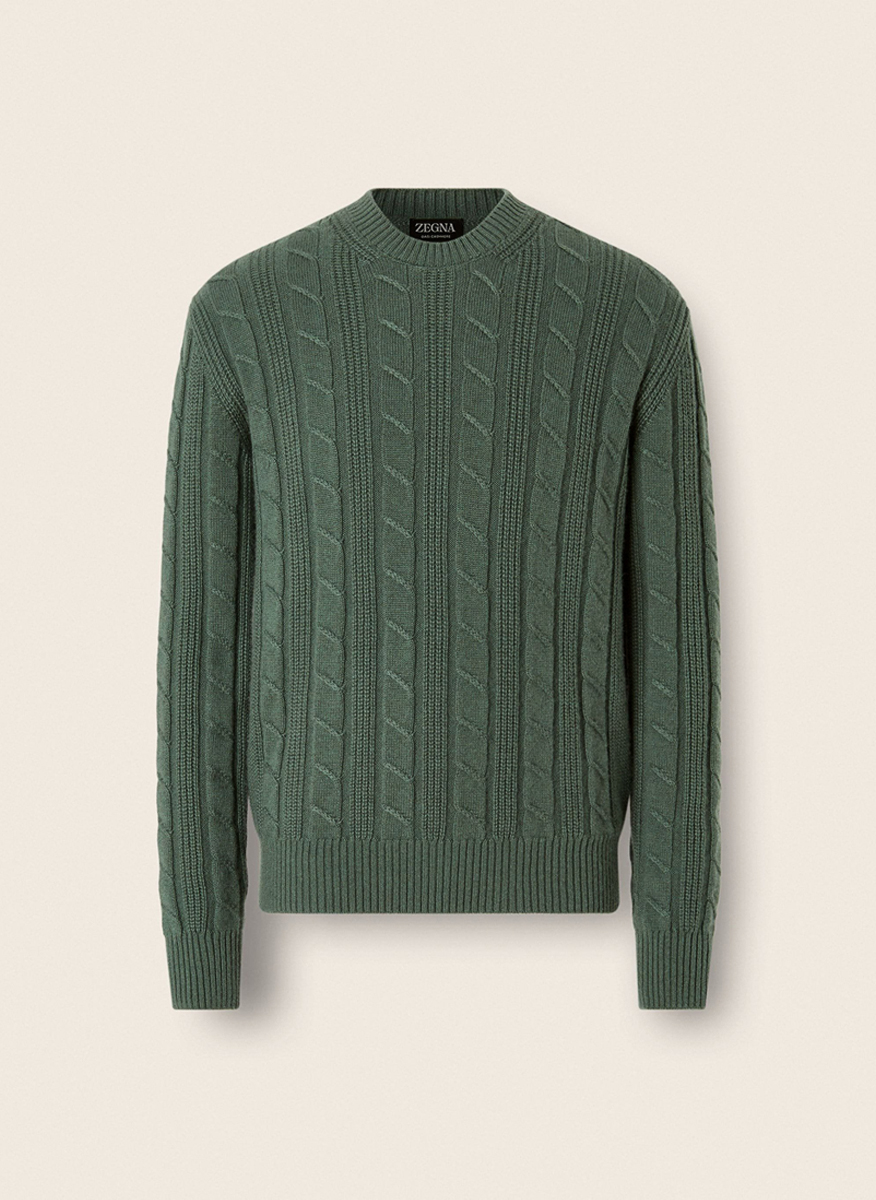 Пуловер от кашмир с 3D дизайн Zegna