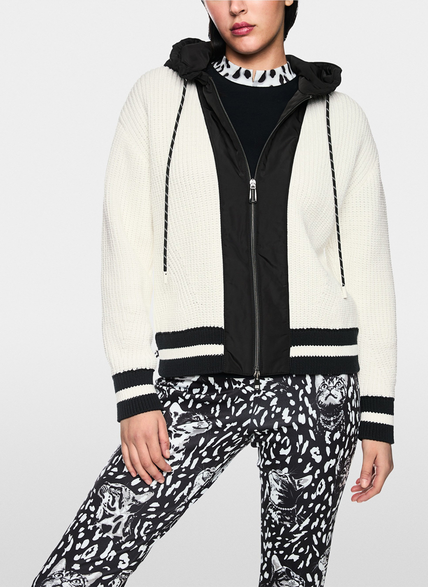 Marc Cain Sports cardigan with contrasting details