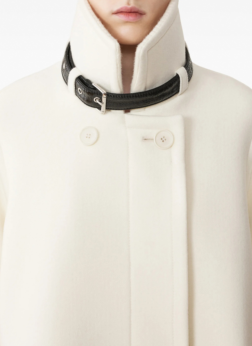 Късо палто от вълна Lanvin