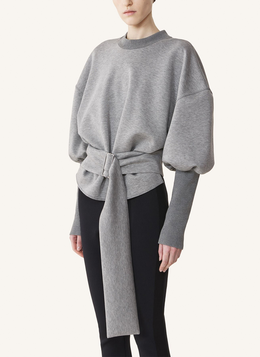 Суитшърт с колан Lanvin