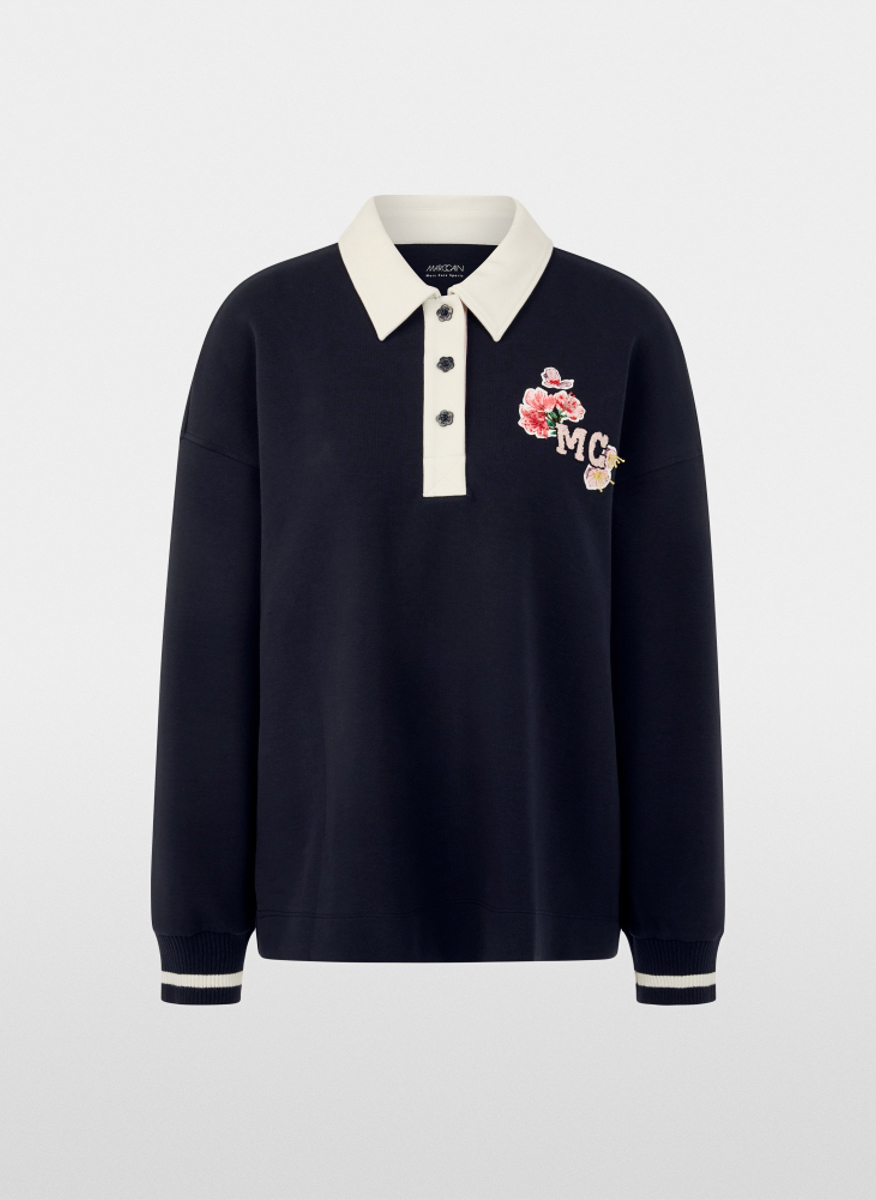 Marc Cain Sports sweater with contrasting details