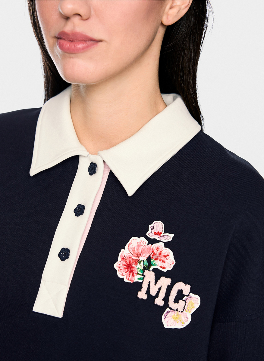 Marc Cain Sports sweater with contrasting details