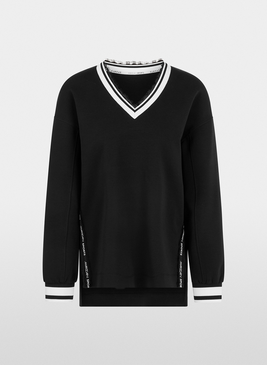 Marc Cain Sports sweatshirt with lace details