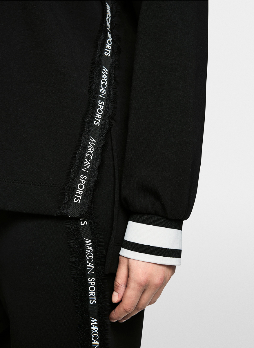 Marc Cain Sports sweatshirt with lace details