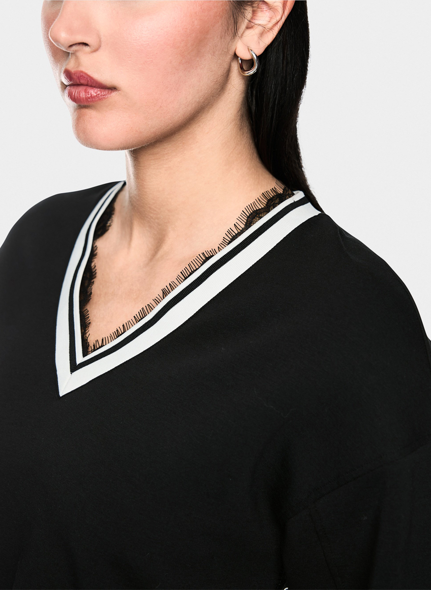 Marc Cain Sports sweatshirt with lace details