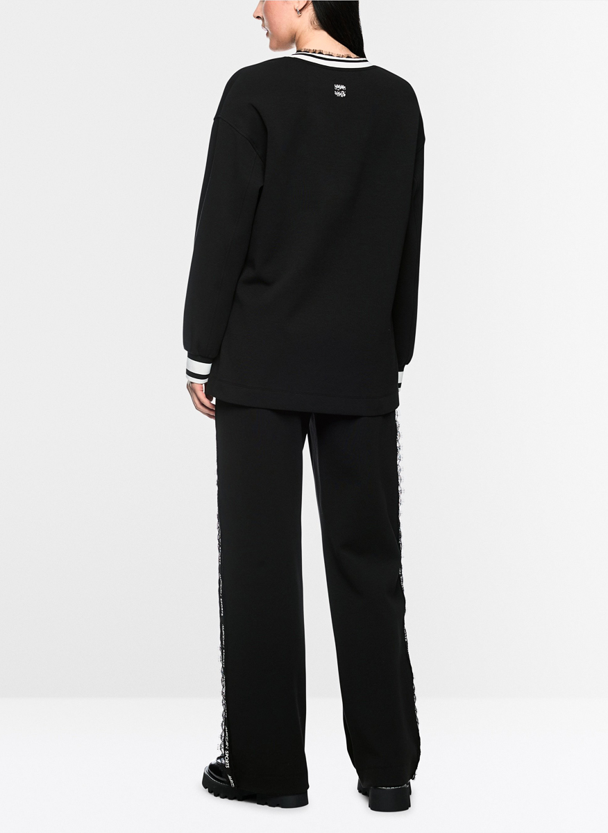 Marc Cain Sports sweatshirt with lace details