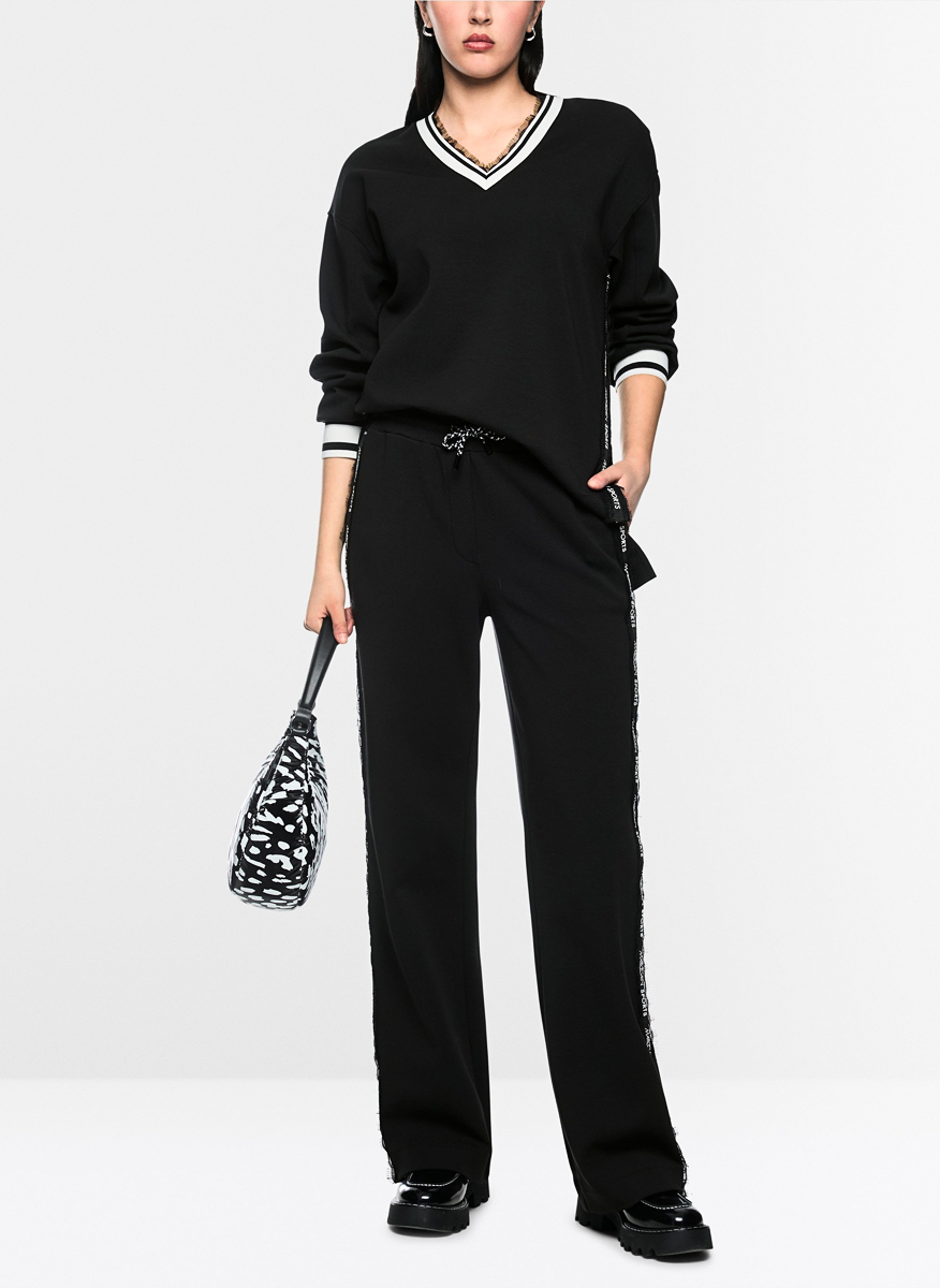 Marc Cain Sports sweatshirt with lace details